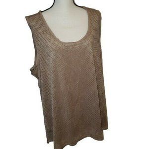 WOMEN WITH CONTROL 3X Tank Top stretch knit RENEE